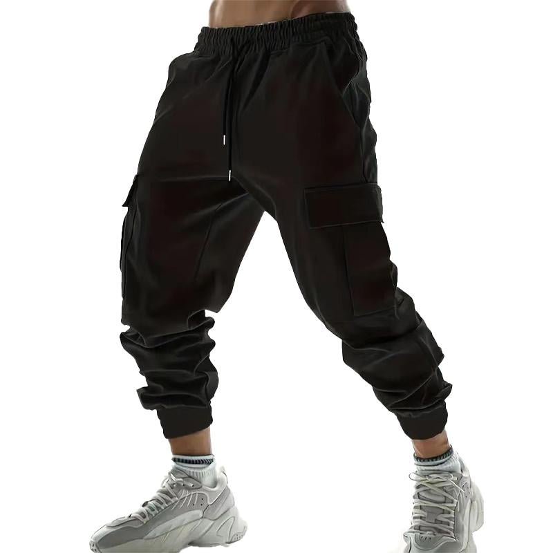 Men's Casual Sport Multi-Pocket Cargo Pants 40899044Y