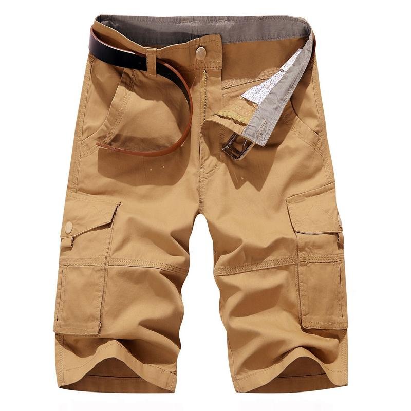 Men's Casual Multi-Pocket Cargo Shorts 49487749Y