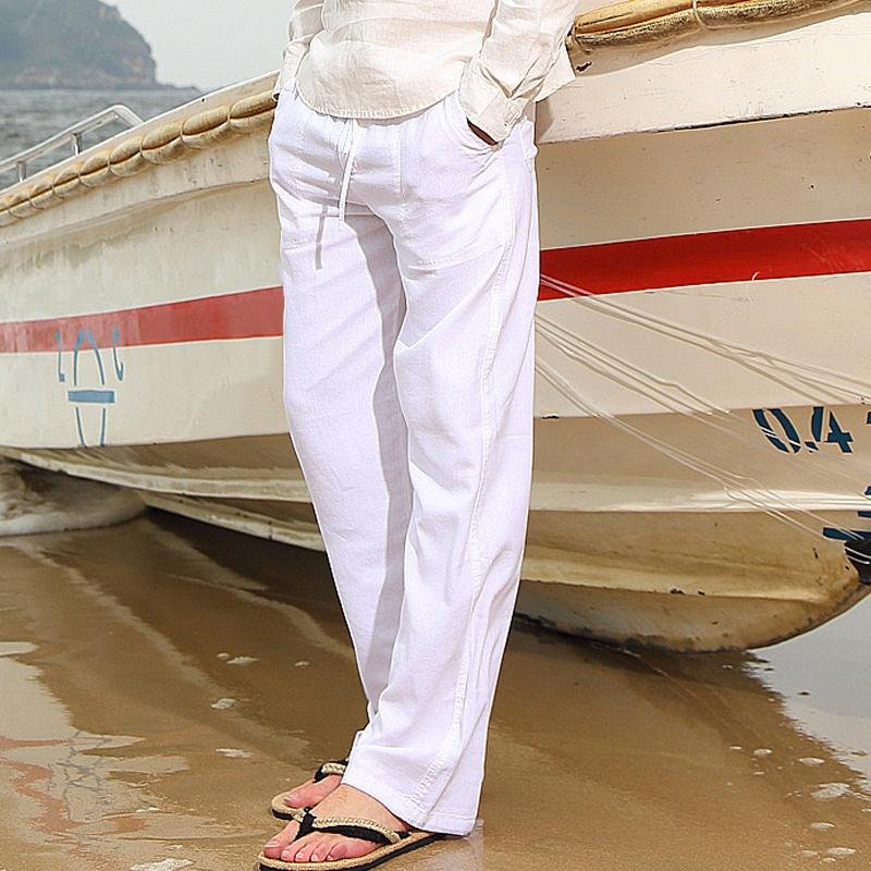 Men's Casual Solid Color Pants 84660349Y