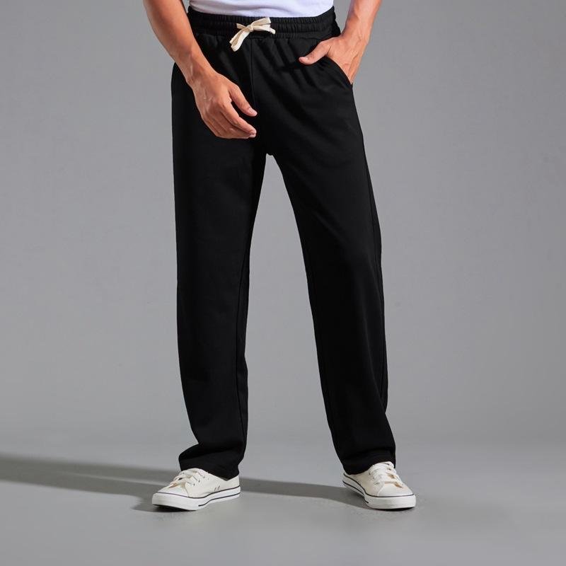 Men's Loose Elastic Waist Cotton Casual Sports Pants 49666887Z