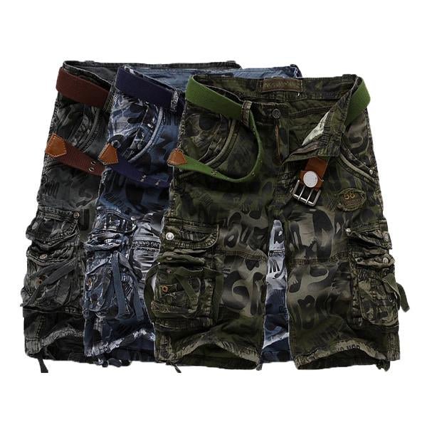 MEN'S CARGO CAMO SHORTS (WITHOUT BELT) 86666494X