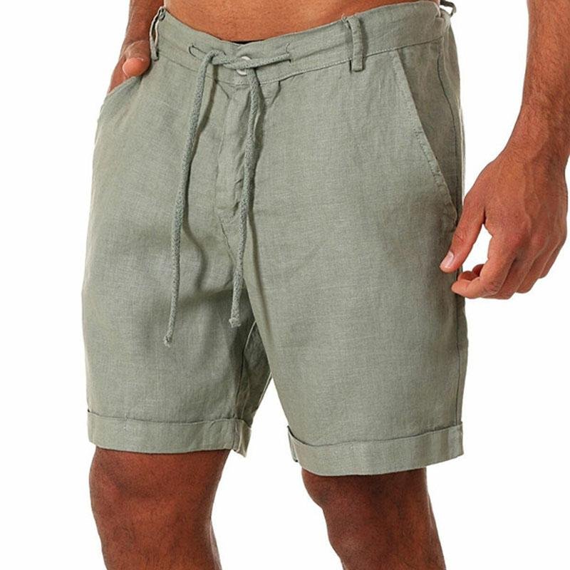 Men's Casual Summer Lace-Up Shorts 94649069M