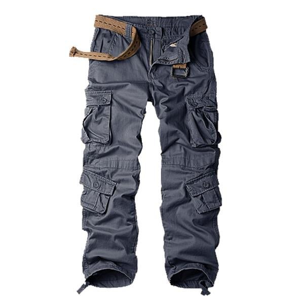 OUTDOOR MULTI-POCKET LOOSE CARGO PANTS (WITHOUT BELT)