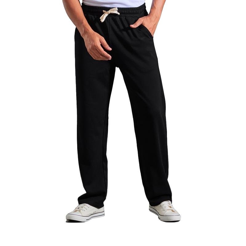 Men's Loose Elastic Waist Cotton Casual Sports Pants 49666887Z