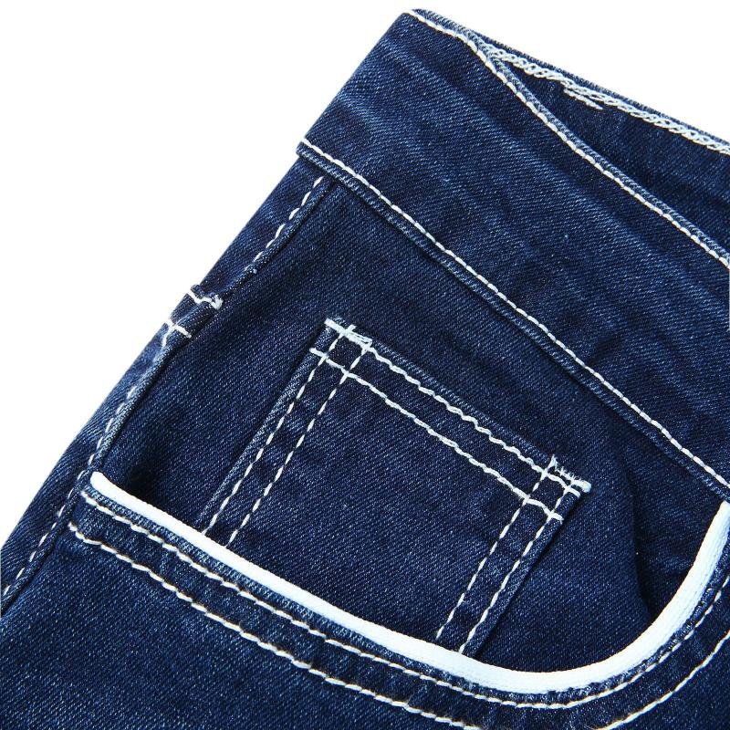 Men's Fashion Distressed Slim Double Stitching Casual Jeans 49387446Z