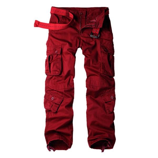 OUTDOOR MULTI-POCKET LOOSE CARGO PANTS (WITHOUT BELT)