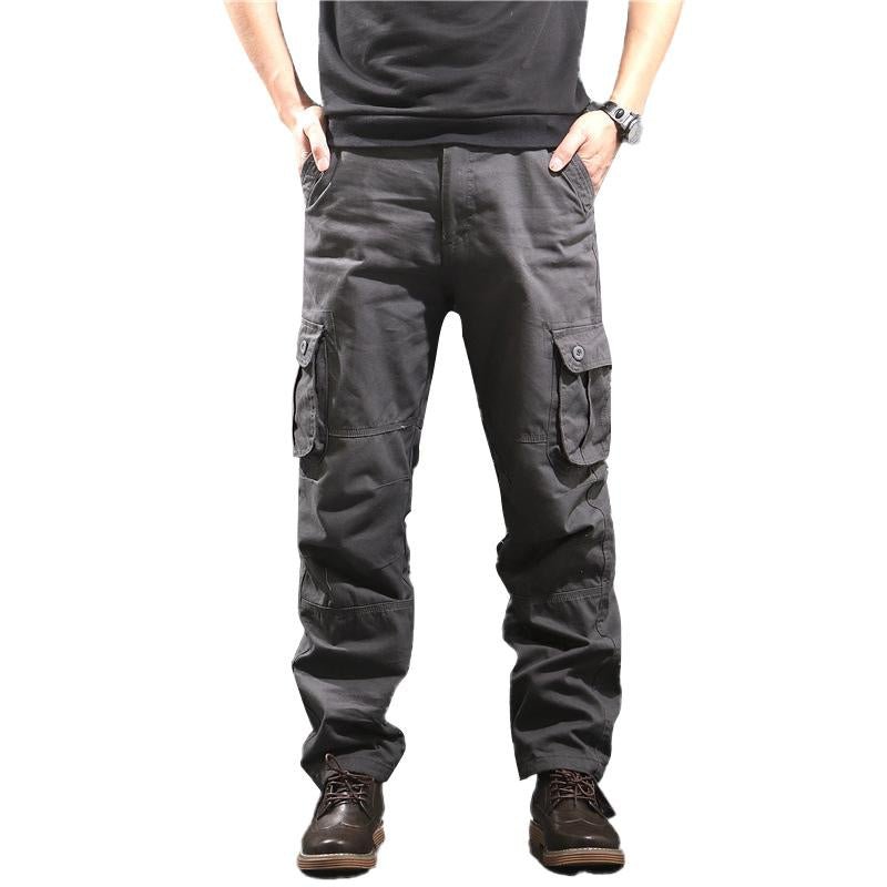 Men's Casual Loose Multi-Pocket Cargo Pants 64807463Y