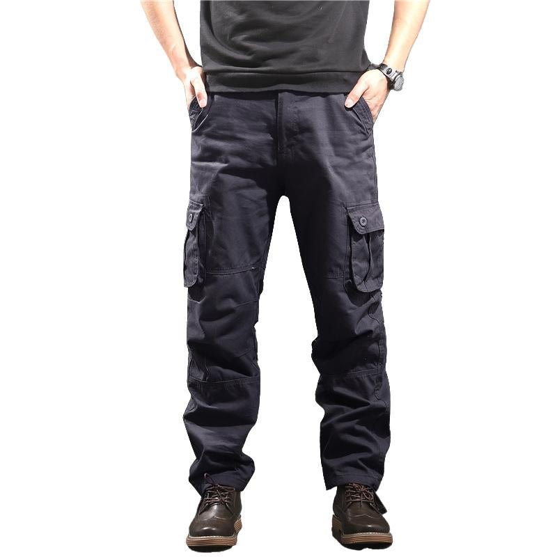 Men's Casual Loose Multi-Pocket Cargo Pants 64807463Y