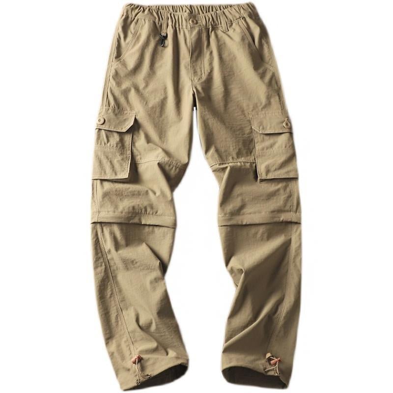 Men's Outdoor Loose Detachable Straight Cargo Pants 46896377Y