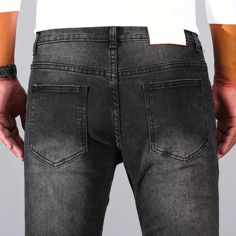 Men's Fashion Distressed Skinny Casual Jeans 60666689Z