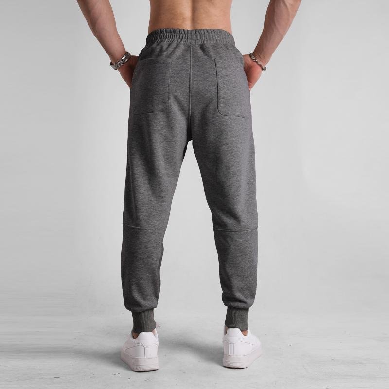 Men's Solid Color Loose Elastic Waist Sweatpants 86674046Z