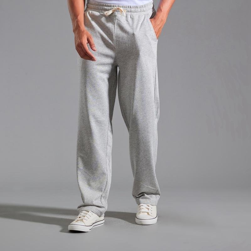 Men's Loose Elastic Waist Cotton Casual Sports Pants 49666887Z