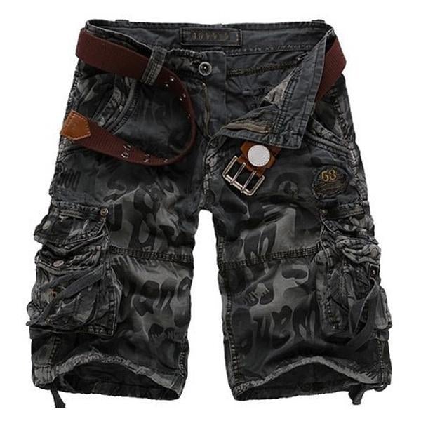 MEN'S CARGO CAMO SHORTS (WITHOUT BELT) 86666494X