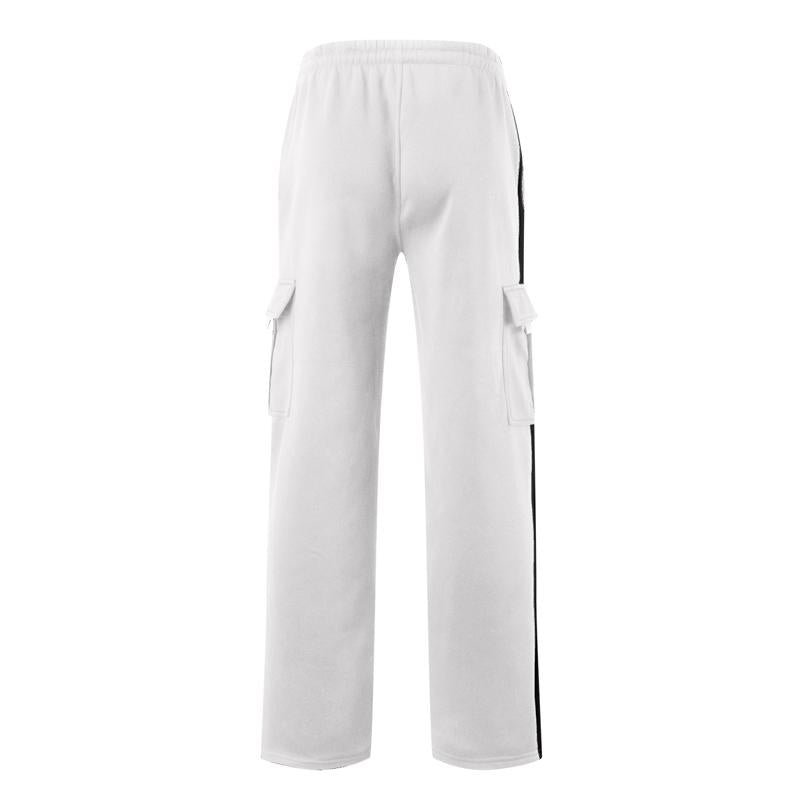 Men's Outdoor Spliced Casual Sports Straight Pants 36364499X