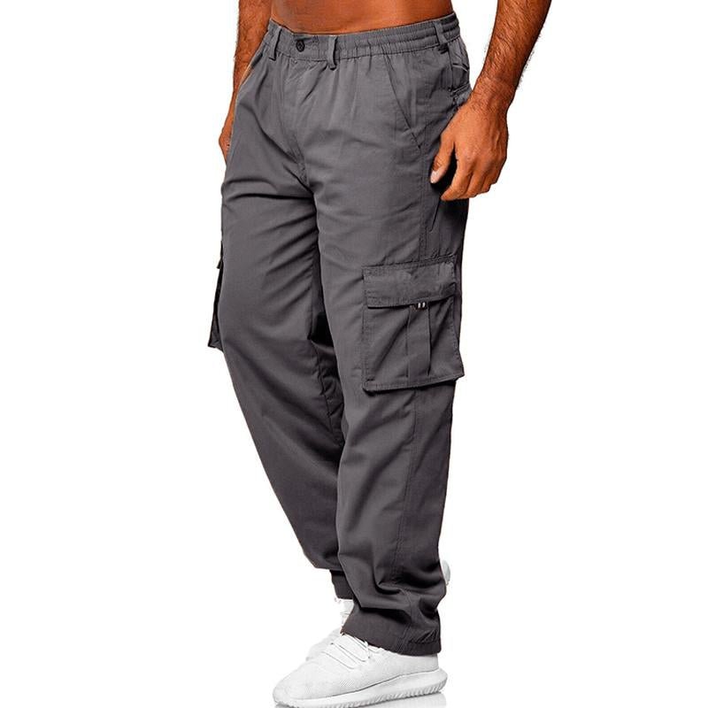 Men's Casual Multi-Pocket Cargo Pants 43648348Y