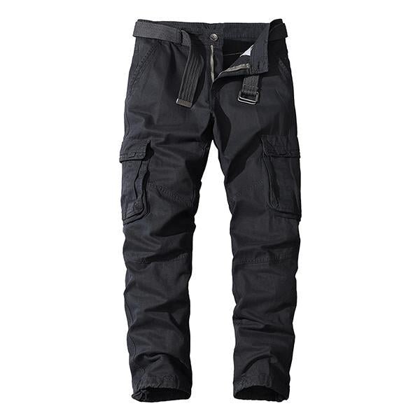 CASUAL STRAIGHT MULTI-POCKET CARGO PANTS 06638676M (BELT EXCLUDED)