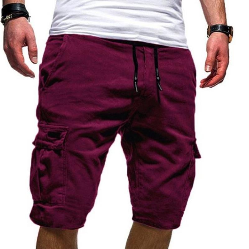 Men's Summer Casual Multi-Pocket Loose Shorts 04463848M