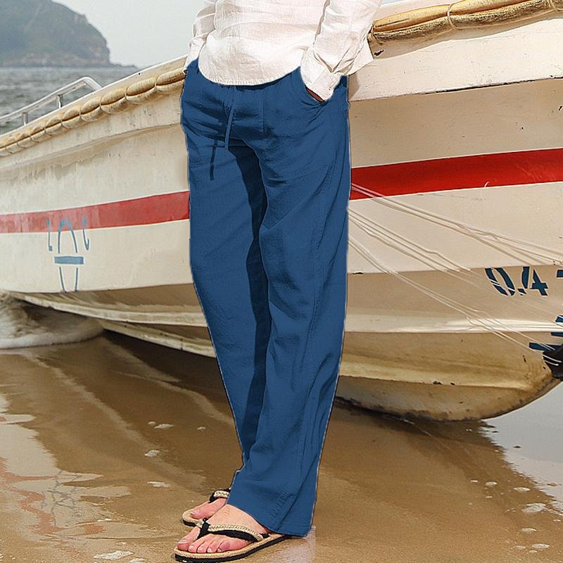 Men's Casual Solid Color Pants 84660349Y