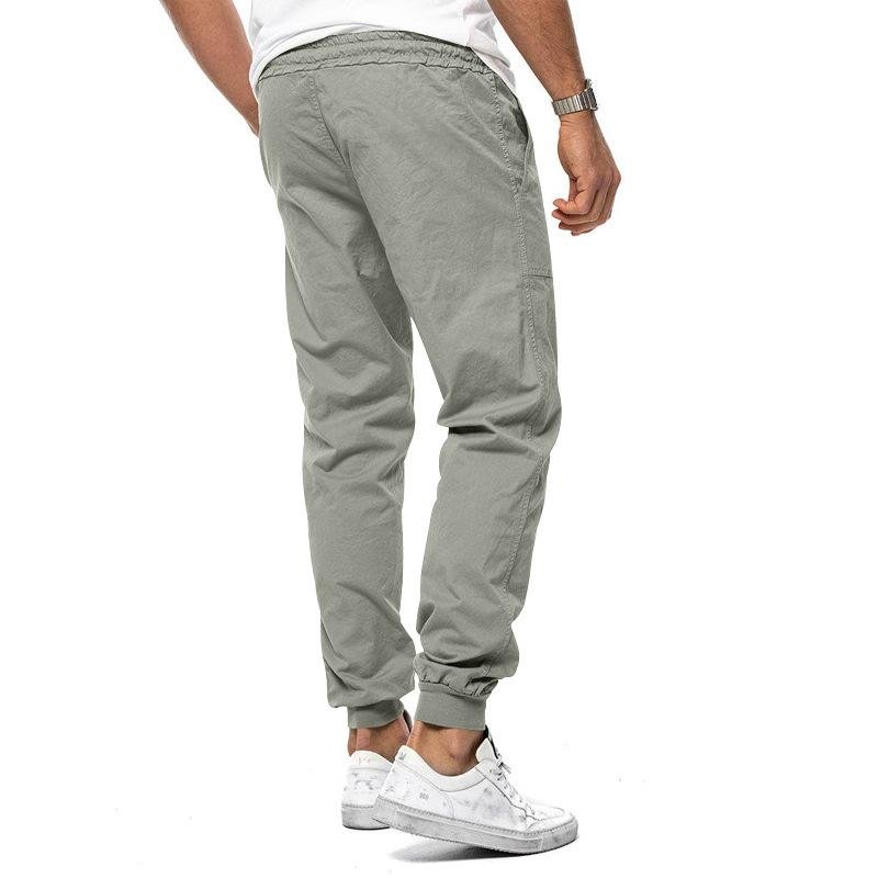 Men's Casual Solid Color Cargo Pants 87963607Y