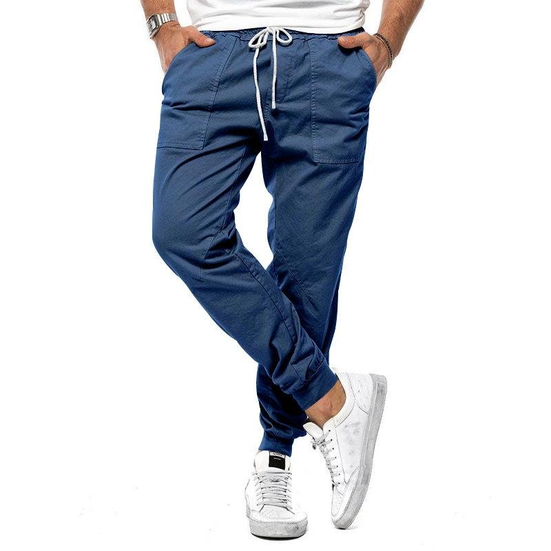 Men's Casual Solid Color Cargo Pants 87963607Y