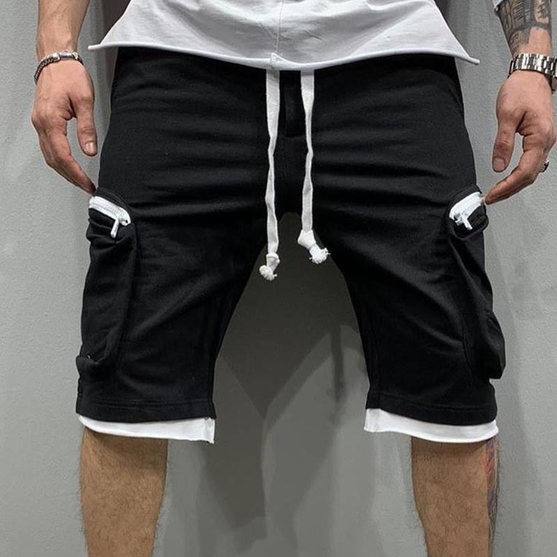 Men's Casual Cargo Pocket Shorts 60880386Y