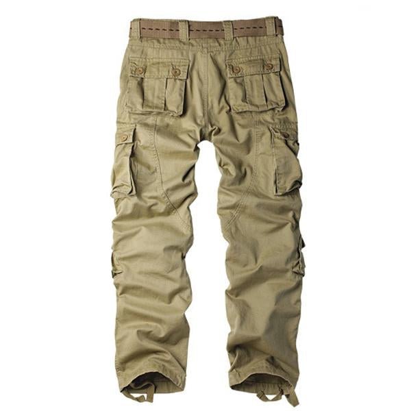 OUTDOOR MULTI-POCKET LOOSE CARGO PANTS (WITHOUT BELT)