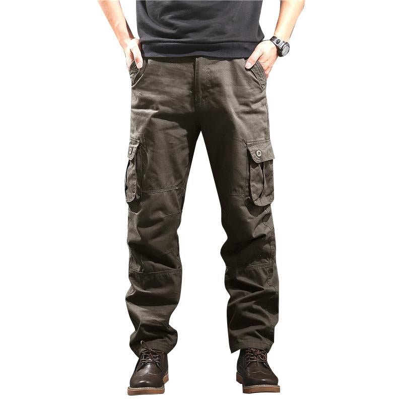 Men's Casual Loose Multi-Pocket Cargo Pants 64807463Y