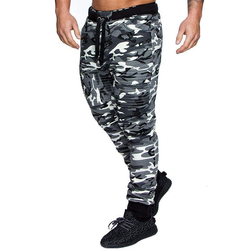 Men's Camouflage Elastic Waist Casual Sports Pants 34476673Z