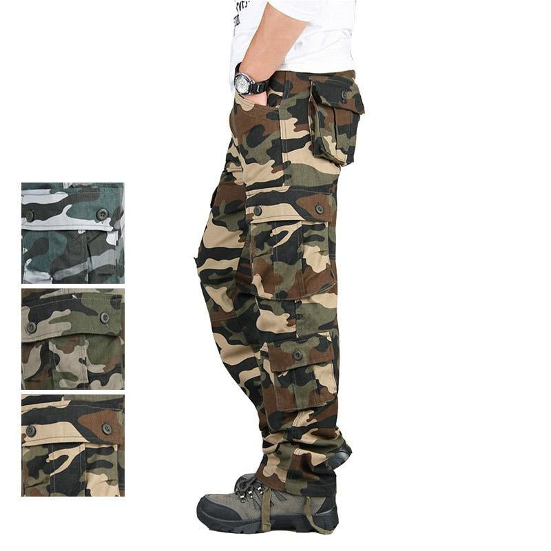 Men's Camouflage Cargo Pants 94668606TO