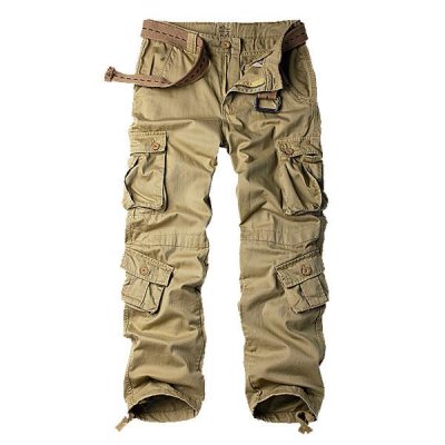 OUTDOOR MULTI-POCKET LOOSE CARGO PANTS (WITHOUT BELT)