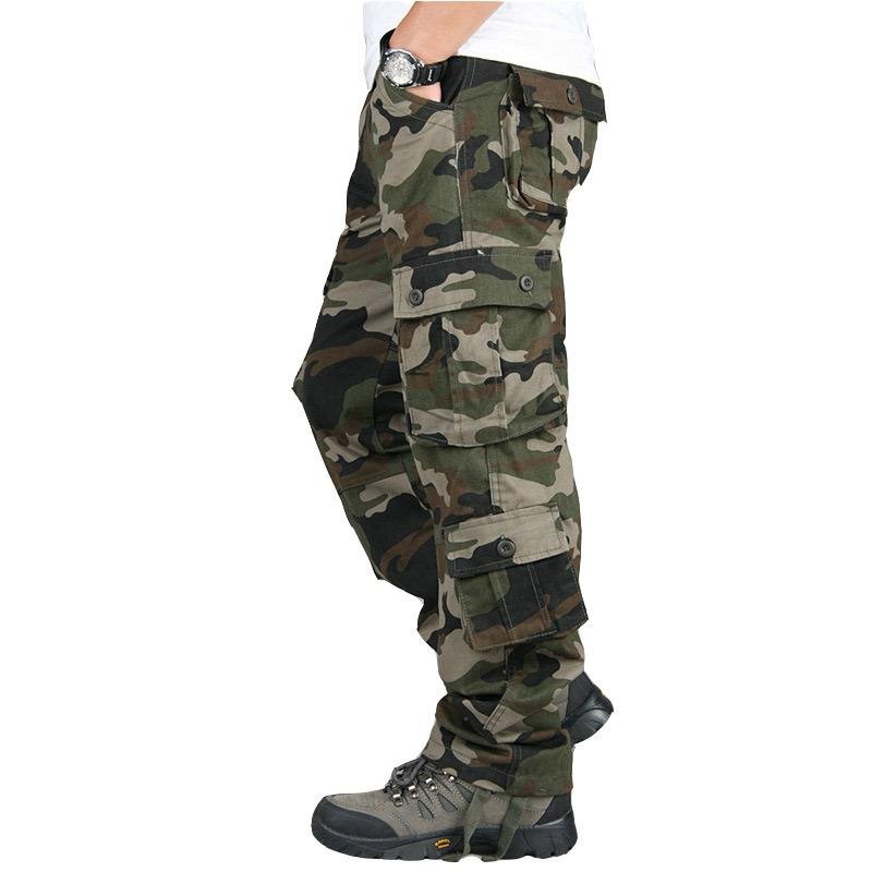 Men's Camouflage Cargo Pants 94668606TO