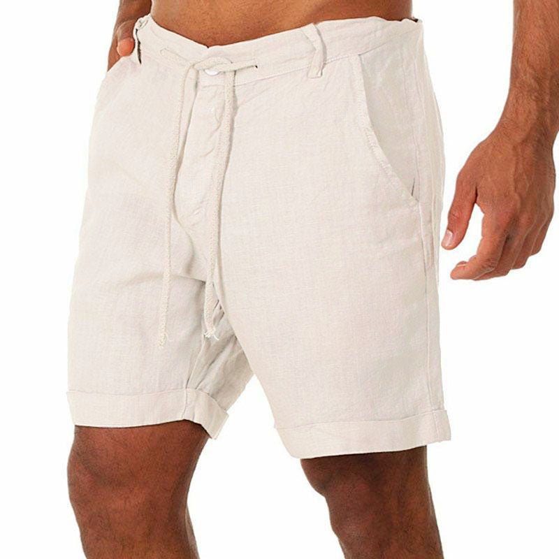 Men's Casual Summer Lace-Up Shorts 94649069M