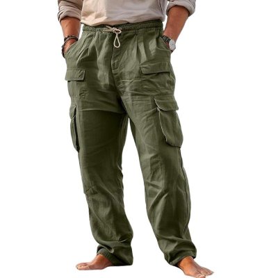 Men's Casual Multi-Pocket Drawstring Cagro Pants 47474743Y