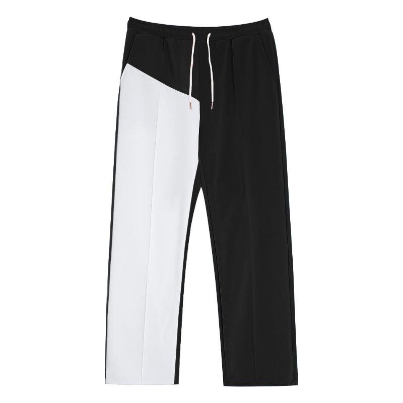 Men's Colorblock Straight Elastic Waist Sports Pants 70964487Z