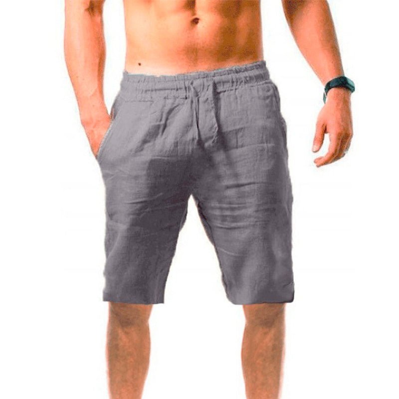 Men's Casual Solid Color Shorts 87439378Y