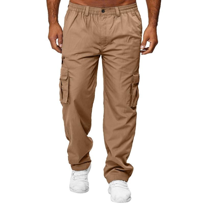 Men's Casual Multi-Pocket Cargo Pants 43648348Y