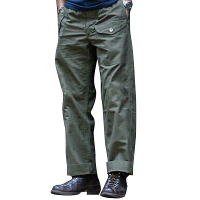 Men's Vintage Solid Multi Pocket Cargo Straight Leg Pants 98686976Y