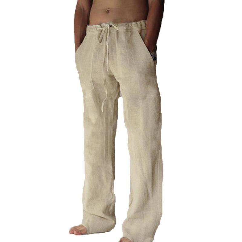 Men's Casual Solid Color Drawstring Pants 30646940Y