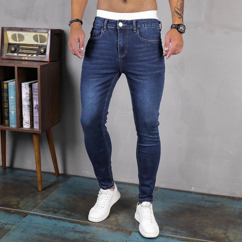 Men's Casual Stretch Denim Trousers 43677466X