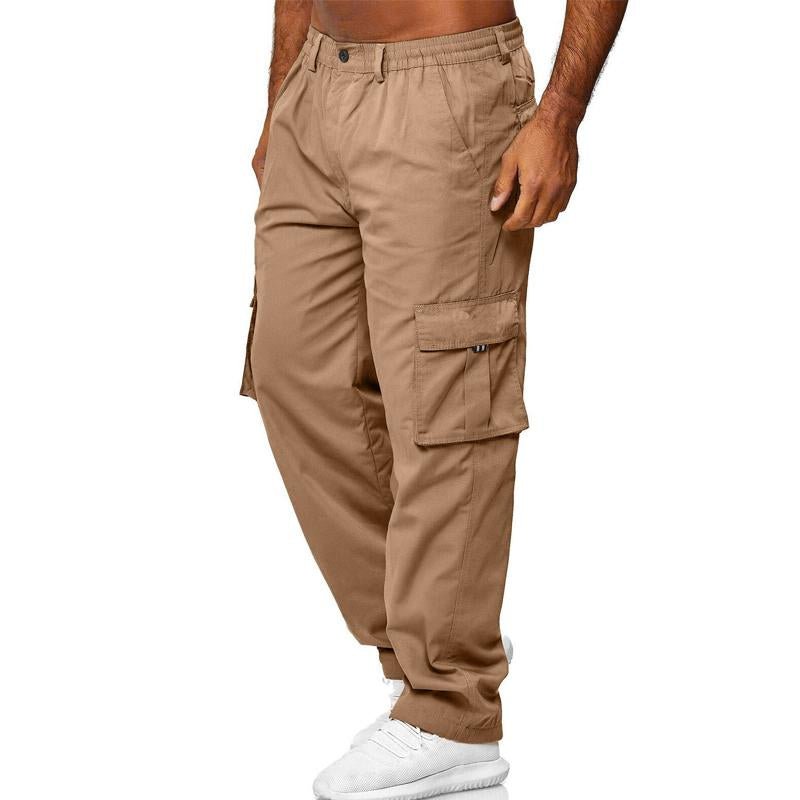 Men's Casual Multi-Pocket Cargo Pants 43648348Y