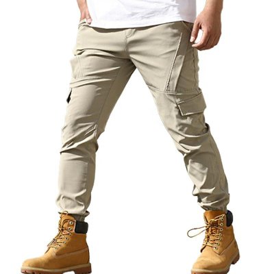 Men's Casual Multi-Pocket Cargo Pants 64464448Y