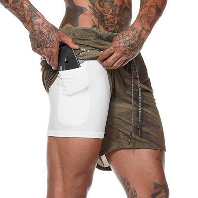 Men's Double Layer Quick Dry Shorts 60463440M