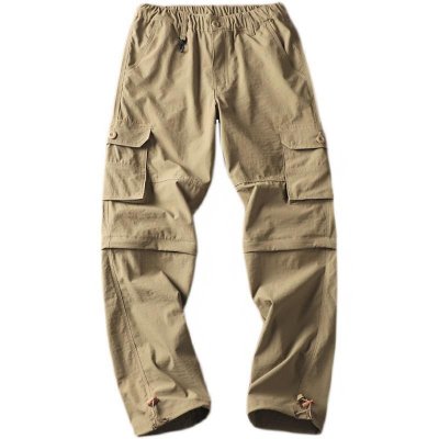 Men's Outdoor Loose Detachable Straight Cargo Pants 46896377Y