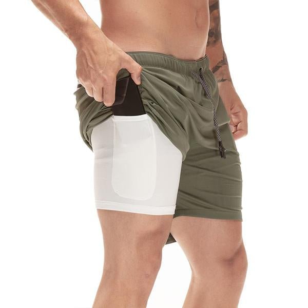 Men's Double Layer Quick Dry Shorts 60463440M