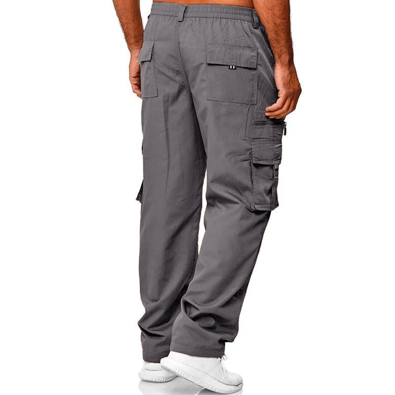 Men's Casual Multi-Pocket Cargo Pants 43648348Y