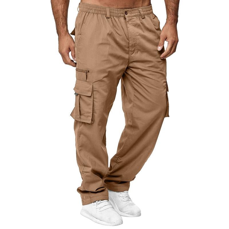 Men's Casual Multi-Pocket Cargo Pants 43648348Y