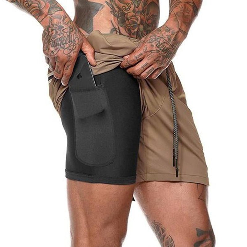 Men's Double Layer Quick Dry Shorts 60463440M