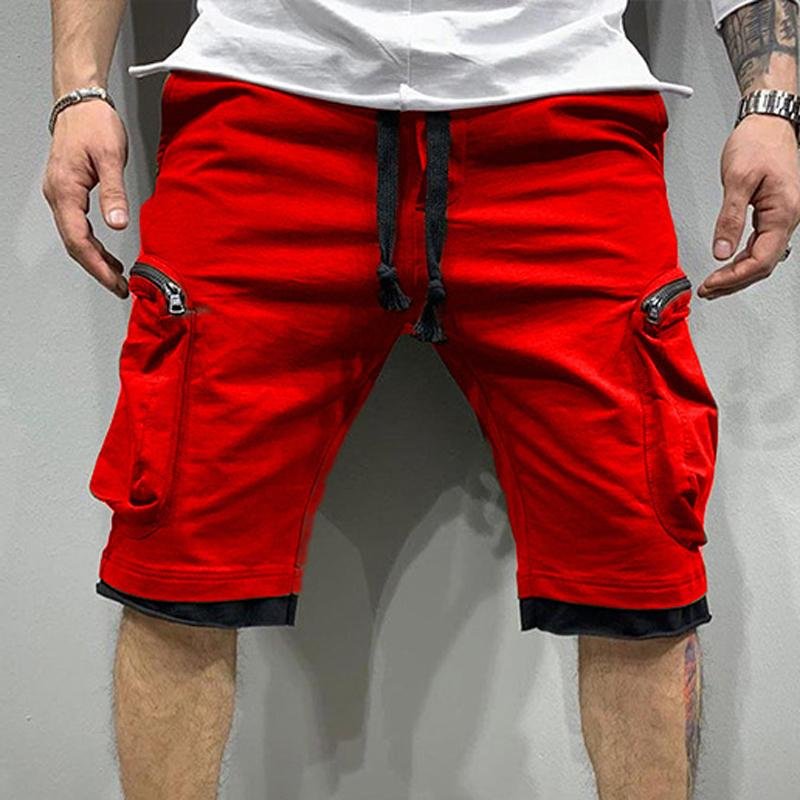 Men's Casual Cargo Pocket Shorts 60880386Y