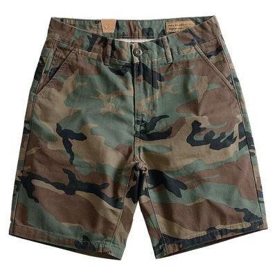 Men's Camouflage Straight Cargo Shorts 68443444Z