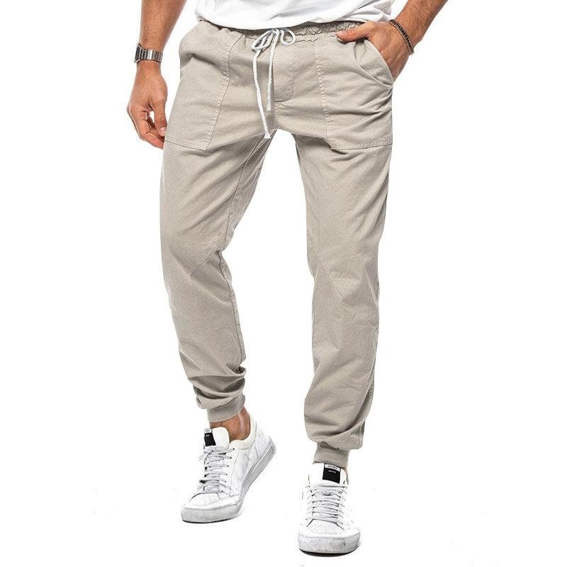 Men's Casual Solid Color Cargo Pants 87963607Y